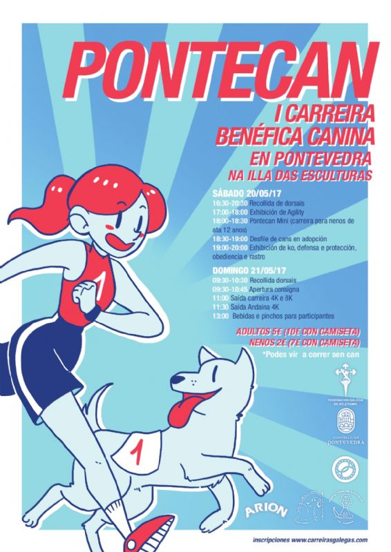 I Carrera Solidaria Canina “PONTECAN” Protectoras animales del Morrazo y Palleiros